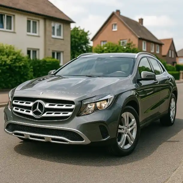 Ein gebrauchtes Mittelklasse-Auto, das beim Autoankauf in Nürtingen zum Verkauf angeboten wird.